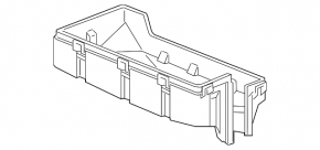 Carcasa cutiei sigurante sub capota dreapta Acura MDX 14-20 nou original