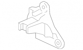 Кронштейн подушки двигателя Acura RDX 13-18 Without hybrid