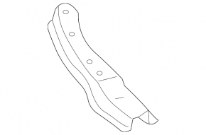 Suportul de bara fata dreapta pentru Lexus GX470 03-09, nou, original