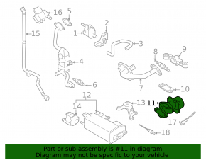 Клапан ЕГР Subaru Outback 20-24
