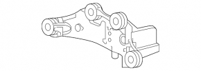 Кронштейн задней подушки двигателя нижний Honda Accord 18-22 1.5T