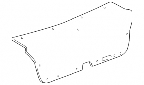 Обшивка крышки багажника Lexus IS200 IS300 99-05