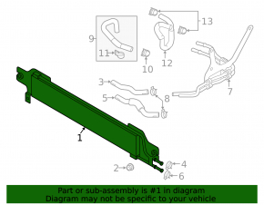 Радиатор охлаждения АКПП Mazda CX-7 06-12 2.3, 2.5