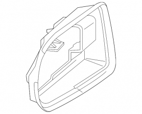 Protectie senzor unghi mort dreapta Acura MDX 14-20 nou original