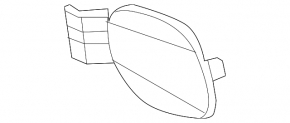 Лючок бензобака Mitsubishi Outlander 07-13