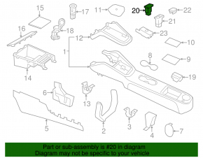 Кнопка Start-Stop VW Jetta 11-18 USA