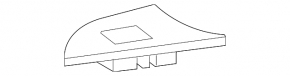 Накладка управления стеклоподъемниками задняя правая Lexus IS 09-13 под дерево
