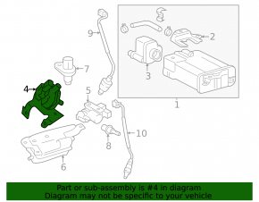 Supapă de vacuum Lexus GS200t GS300 16-19