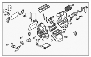 Печка в сборе Nissan Rogue Sport 21-22