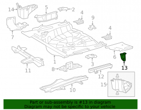 Кронштейн буксировочный Lexus CT200h 11-17