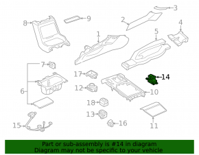 Кнопка Parking Subaru Forester 19-24 SK