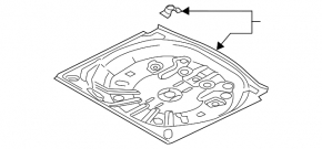Корыто багажника Mazda CX-5 13-16 графит