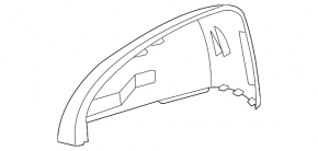 Capac oglindă dreapta VW Touareg 11-14