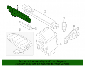 Antenă fără cheie Hyundai Tucson 22-26