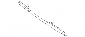 Нижняя решетка переднего бампера Mercedes W167 GLE 350 450 20-23 структура