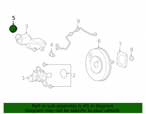 Capac rezervor cilindru principal Ford Ecosport 18-22