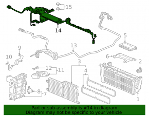 Проводка высоковольтная ВВБ Honda Accord 18-22 2.0 hybrid