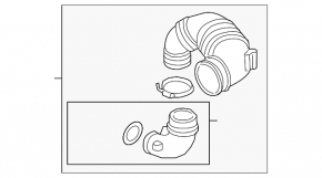 Воздуховод VW Golf GTI 22-26 2.0T