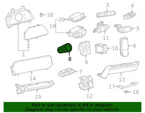 Buton de pornire-oprire Lexus ES 23-26