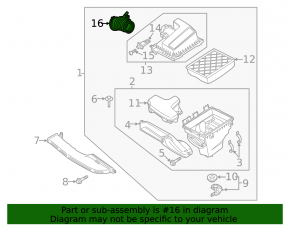Воздуховод на коллектор Ford Fusion mk5 13-20 2.5