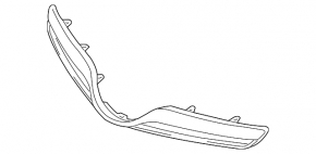 Решетка радиатора grill Toyota Camry 40-11 10-11 хром