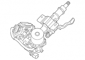 Рулевая колонка с ЭУР Hyundai Sonata 18-19 под smart key