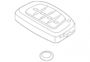 Ключ smart key Kia EV6 22-26 4 кнопки