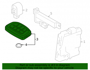 Ключ smart key Kia EV6 22-26 4 кнопки