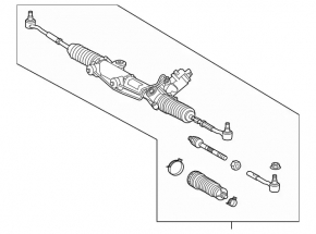 Casetă de direcție Mercedes W212 10-13