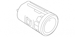 Кнопка start-stop Mazda CX-90 24-26 черное обрамление