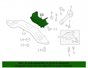 Подушка КПП Subaru Outback 20-24