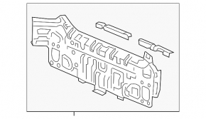 Задняя панель Honda Insight 19-22