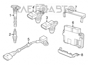 Блок ECU компьютер двигателя VW Beetle 12-15 1.8T