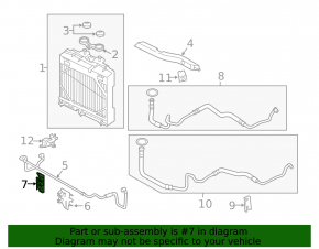 Deflector radiator stanga BMW 5 F10 11-16