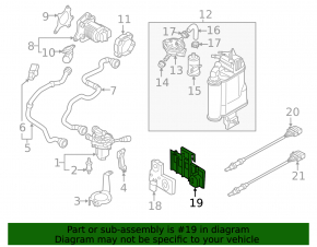Кронштейн Fuel Tank Leakage Sensor Audi A3 8V 15-20