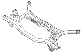 Cadru spate pentru Volkswagen Golf 22-25 GTI