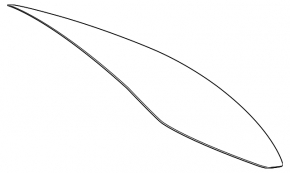 Стекло заднее Mercedes C-class W205 15-21