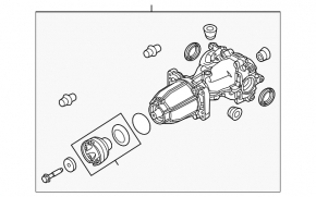 Задний дифференциал редуктор Ford Escape MK3 17-19 рест