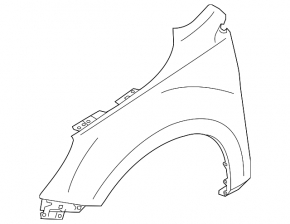 Aripa dreapta fata Subaru Outback 15-19
