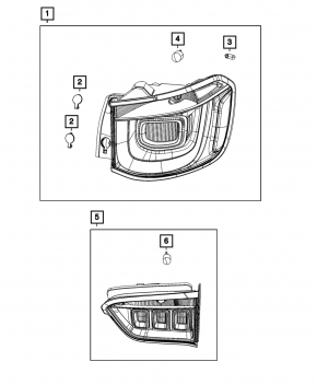 Aripa exterioară ușoară stânga Jeep Compass 19-24 halogen, zgârieturi