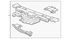 Накладка телевизора Chevrolet Cruze 11-14