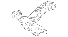 Braț de control inferior, stânga față, Lexus UX200 UX250h 19-24