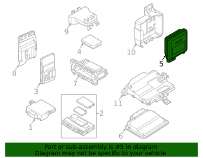 Homelink Garage Remote Control Module Audi A4 B9 17-19
