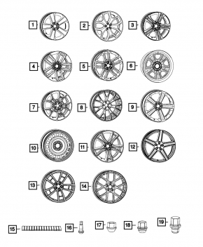 Roată de 17 inch pentru Dodge Charger 15-20