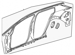 Aripă spate stânga Chevrolet Equinox EV 24-26