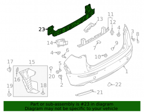 Intarire bara spate Mazda 3 19-