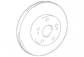 Диск тормозной передний левый Lexus IS200 IS300 99-05
