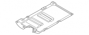 Protecție centrală sub caroserie BMW X3 F25 11-17
