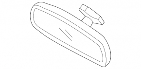 Зеркало внутрисалонное Hyundai Sonata 20-26 автозатемнение, Home link