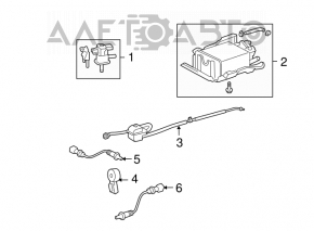 Лямбда-зонд второй Toyota Rav4 06-08 2.4
